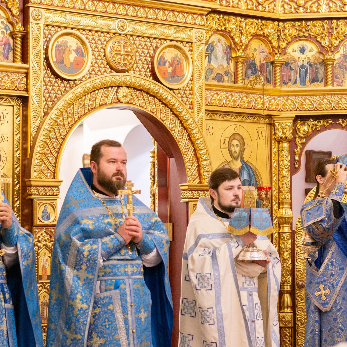 Божественная Литургия в Престольный Праздник в честь иконы Божией Матери именуемой «Скоропослушница»