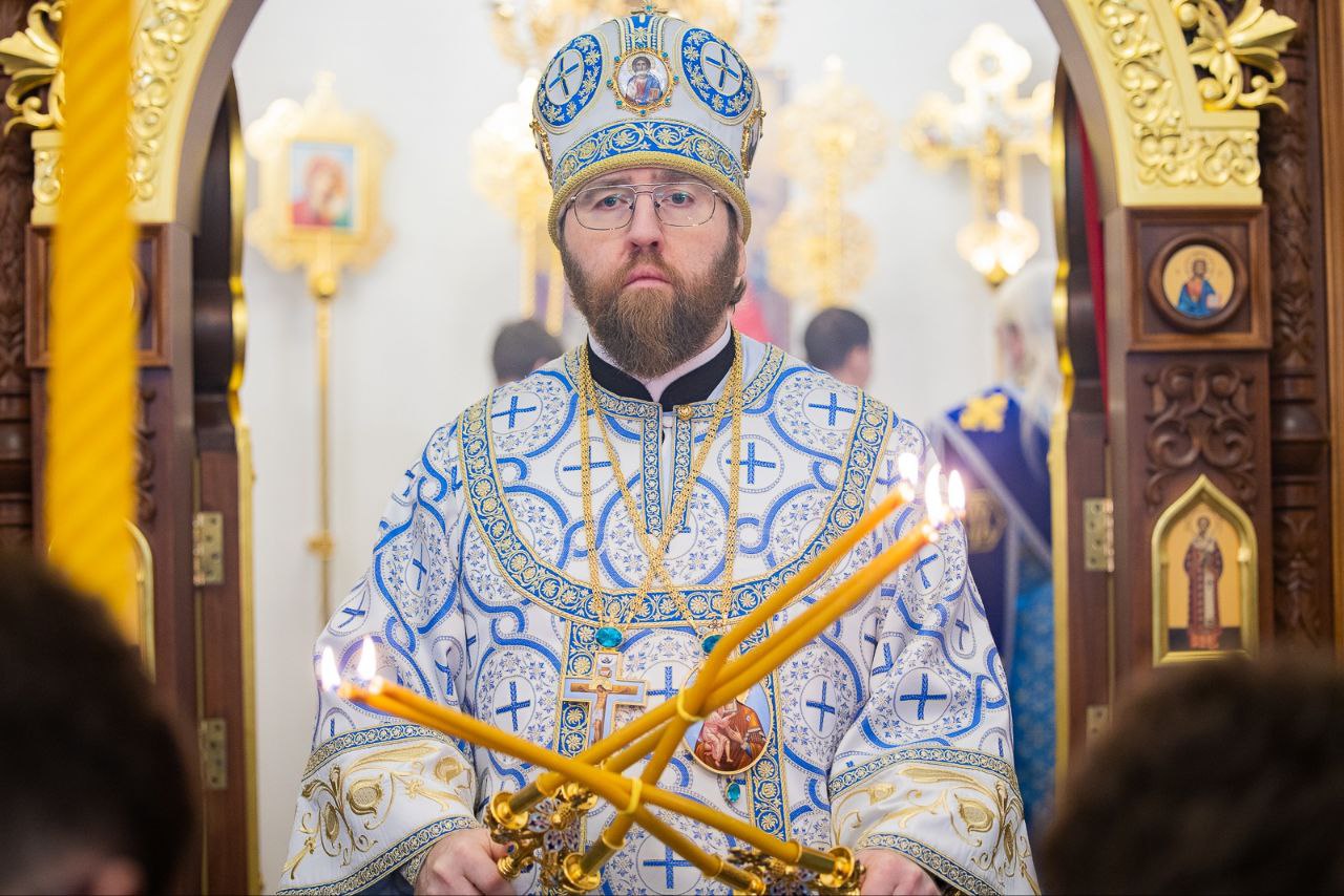 Настоятель нашего храма принял участие в Архиерейском Богослужении