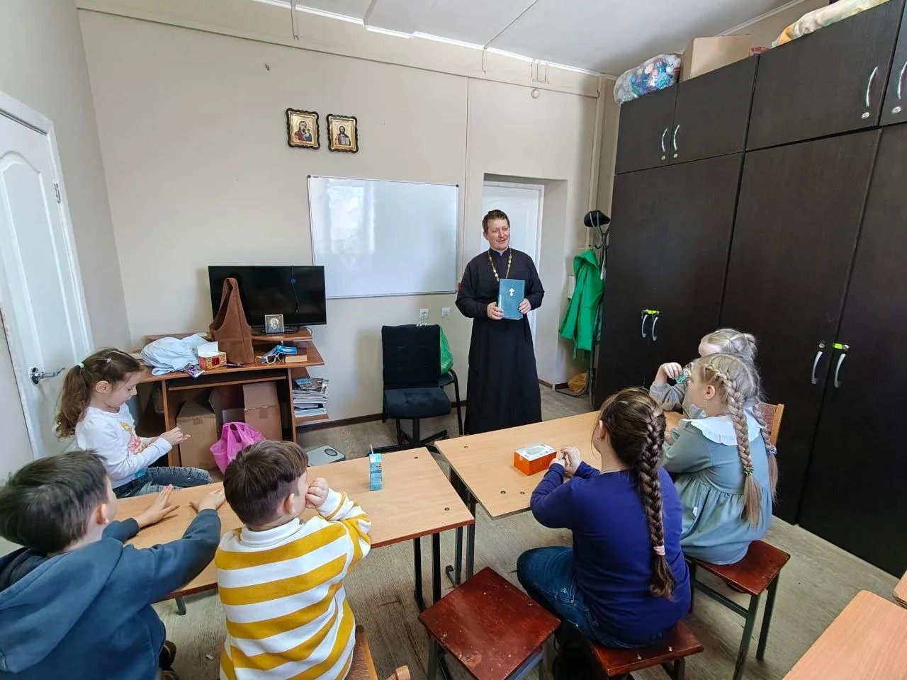 Воспитанники воскресной школы узнали об истории книгопечатания в России