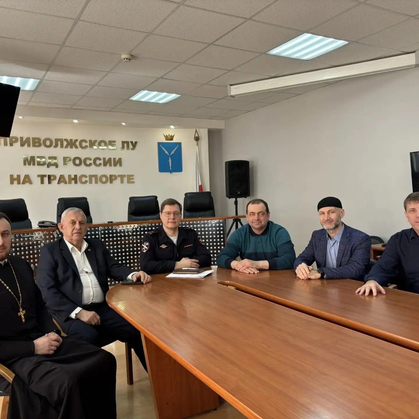 Иерей Дионисий Степанов принял участие в заседании Общественного совета Приволжского ЛУ МВД